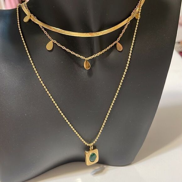 Bohemian layered necklace N70 - Picture 2 of 4